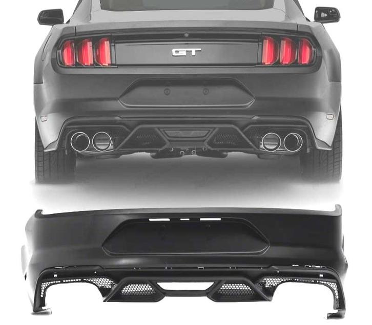 PARE-CHOCS ARRIÈRE FORD MUSTANG LOOK GT500 15-20 NOIR, Auto-onderdelen, Carrosserie, Verzenden