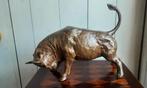 Beeldje - Stier - 40 cm - Brons, Antiek en Kunst