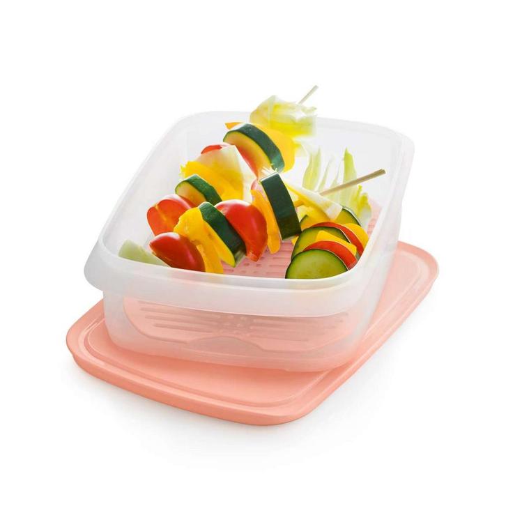 Tupperware Vleeswarenschaal met rooster, Huis en Inrichting, Keuken | Tupperware, Nieuw, Verzenden