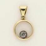 Hanger - 14 karaat Geel goud Diamant (Natuurlijk)