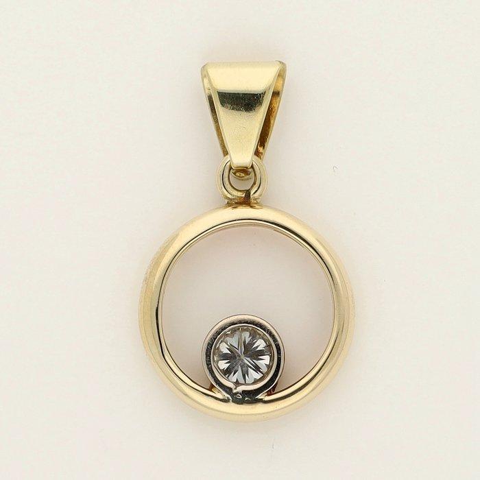 Hanger - 14 karaat Geel goud Diamant (Natuurlijk), Handtassen en Accessoires, Antieke sieraden