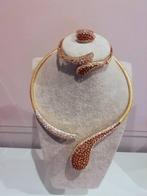 Thema collectie - Franse modetoebehoren set, metaal, 24k