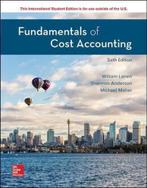 ISE Fundamentals of Cost Accounting 9781260565461, Boeken, Verzenden, Zo goed als nieuw, William Lanen