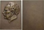 Einseitige Bronze-plakette 1928 Personenmedaille Molisch,..., Verzenden