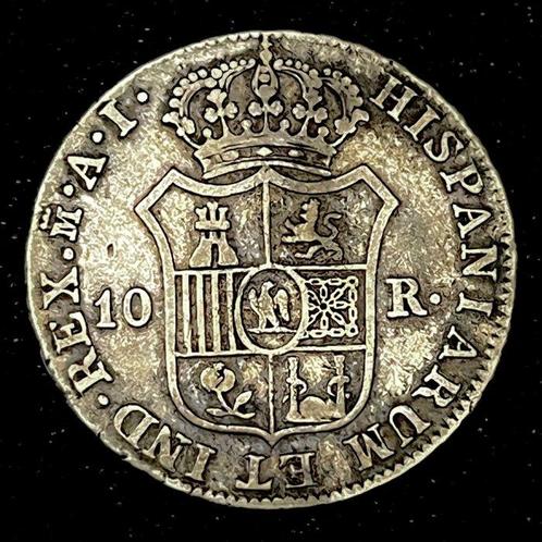 Spanje. José Napoleón (1808-1813). 10 Reales - 1811 - Madrid, Postzegels en Munten, Munten | Europa | Niet-Euromunten