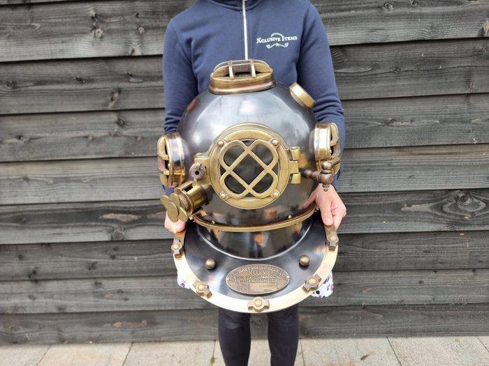 Duikhelm - Metaal - XL - Duikhelm, Antiek en Kunst, Kunst | Designobjecten