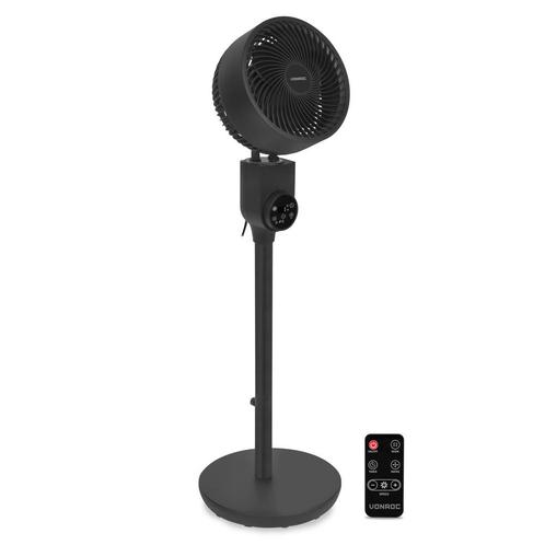 BREEZE Vloerventilator - fluisterstil - 98cm - zwart | Incl., Elektronische apparatuur, Ventilatoren, Nieuw, Verzenden