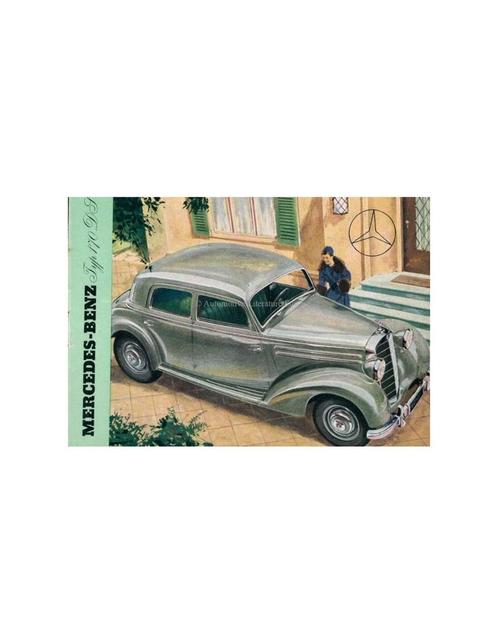 1953 MERCEDES BENZ 170DS BROCHURE DUITS, Livres, Autos | Brochures & Magazines, Enlèvement ou Envoi