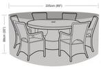 NIEUW - Hoes tuintafel rond + 6 stoelen, Nieuw, Verzenden