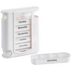 Pillendoosje 7 daags / 4 vakjes per dag - WIT, Ophalen of Verzenden, Nieuw