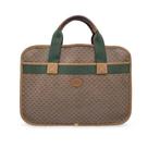 Gucci - Vintage Beige Monogram Canvas Web Handles Handbag -, Handtassen en Accessoires, Tassen | Damestassen, Nieuw