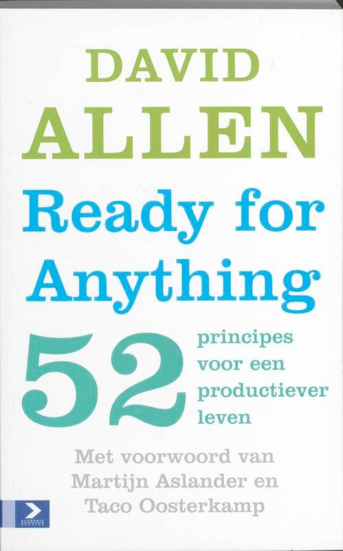 Ready for anything 9789052617237 David Allen, Boeken, Economie, Management en Marketing, Zo goed als nieuw, Verzenden