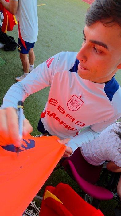 FC Barcelona - Pedri + Cubarsi - Voetbalshirt, Verzamelen, Overige Verzamelen
