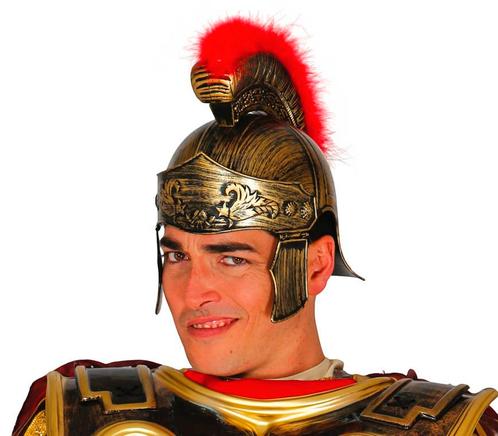 Romeinse Helm Goud, Hobby en Vrije tijd, Feestartikelen, Nieuw, Verzenden