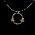 Keltisch Brons Druïde mythische Ouroboros-amulet hanger