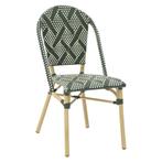 Stoel | MONICA | Aluminium Rotan/Aluminium | Green |, Verzenden, Nieuw in verpakking