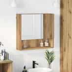 vidaXL Spiegelkast met plank artisanaal eikenkleurig 59 x 17, Huis en Inrichting, Verzenden, Nieuw