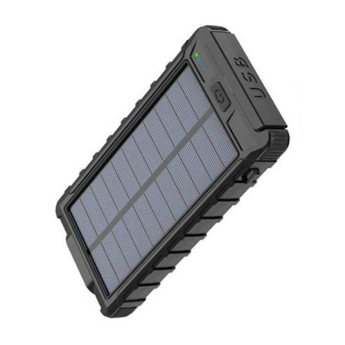80.000mAh Solar Powerbank met 2 USB Poorten - Ingebouwde, Telecommunicatie, Powerbanks, Nieuw, Verzenden