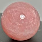 Quartz rose Sphère en quartz rose poli, grande, de qualité