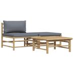 Loungeset Bamboe | Retour Deal | Top Kwaliteit, Tuin en Terras, Verzenden, Nieuw, Loungeset