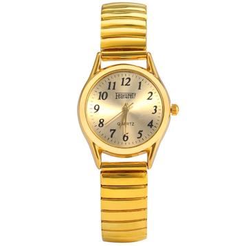 Fako® - Horloge - Rekband - Featurely - Ø 29mm - Goudkleurig beschikbaar voor biedingen