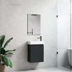 2 x 40cm Toiletmeubel Zwart Eik - Como 40-06 (2x)., Ophalen, Nieuw