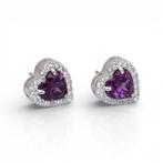 Zonder minimumprijs - Oorbellen - 18 karaat Witgoud -, Nieuw