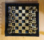 Schaakspel - Hand-Cast African Folk Art - Messing