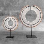 Decoratief ornament (2) - NO RESERVE PRICE - Pair of White