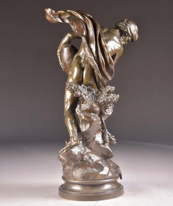 Mathurin Moreau (1822-1912) - sculptuur, Aeolus, the Wind, Antiek en Kunst, Antiek | Keramiek en Aardewerk