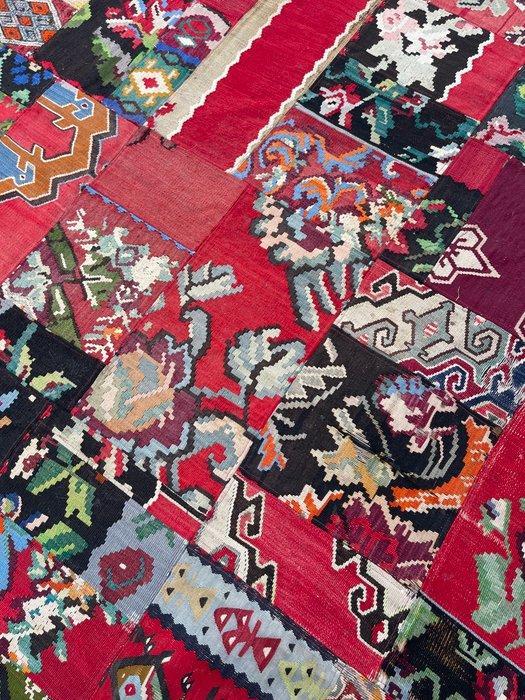 Vintage design - handgeweven - wol - hip tapijt - kleurrijk, Huis en Inrichting, Stoffering | Tapijten en Vloerkleden