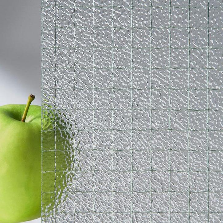 Draadglas Engels gefigureerd 6 mm, Doe-het-zelf en Bouw, Glas en Ramen, Nieuw, Verzenden