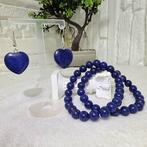 Lapis Lazuli sieradenset – 2 armbanden en hartvormige