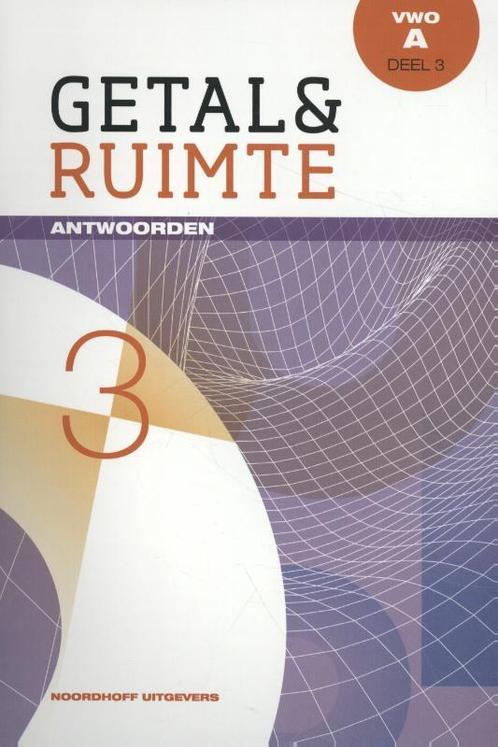 vwo A deel 3 / Getal & Ruimte 11e ed antwoorden vwo A deel 3, Boeken, Schoolboeken, Zo goed als nieuw, Verzenden