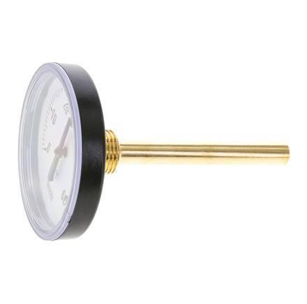 0 tot +60°C Plastic Bimetalen Thermometer 80mm Behuizing, Doe-het-zelf en Bouw, Overige Doe-Het-Zelf en Bouw, Verzenden