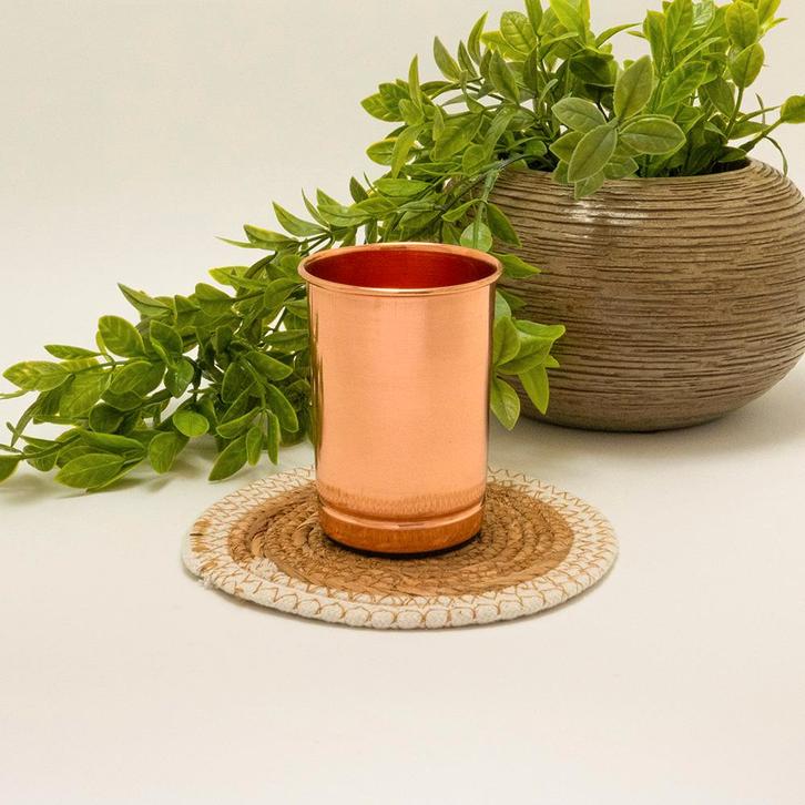 Puur Koperen Beker Glad - 300 ml, Sport en Fitness, Gezondheidsproducten en Wellness, Ophalen of Verzenden