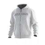 Jobman 5154 sweat à capuche doublé vintage l gris clair/gris