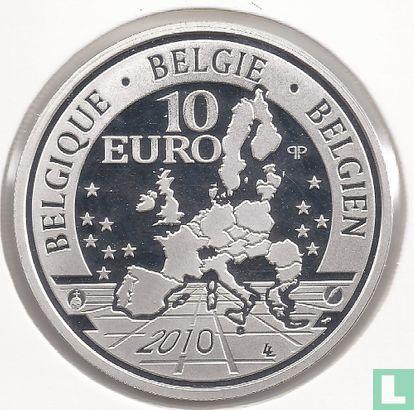 België 10 euro 2010 (PROOF) 100th anniversary of the bir.., Postzegels en Munten, Munten | België, Losse munt, Goud, Zilver, Verzenden