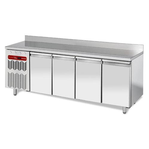 Geventileerde koeltafel "muraal", 4 deuren GN 1/1, 550 Lit., Zakelijke goederen, Horeca | Keukenapparatuur, Koelen en Vriezen