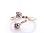 Zonder minimumprijs - Ring - 14 karaat Roségoud - 0.63ct., Nieuw