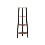 Hoekplank Industrieel Vintage Bruinzwart | OP = OP, Huis en Inrichting, Verzenden, Nieuw