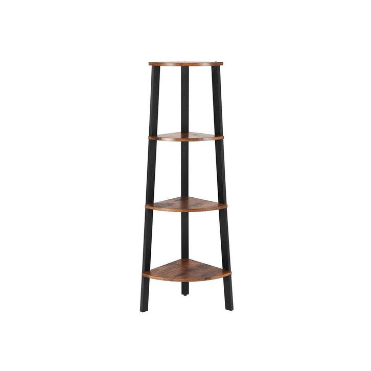 Hoekplank Industrieel Vintage Bruinzwart | OP = OP, Huis en Inrichting, Woonaccessoires | Wandplanken en Boekenplanken, Nieuw