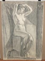 Pedro Mozos Martinez (1915 - 1983) - Desnudo femenino - NO, Antiek en Kunst