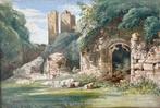 William Nesfield (1793-1881) - Finchale Abbey ruins, Durham,