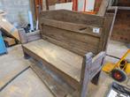 Antieke houten Spaanse bank, Ophalen, Nieuw