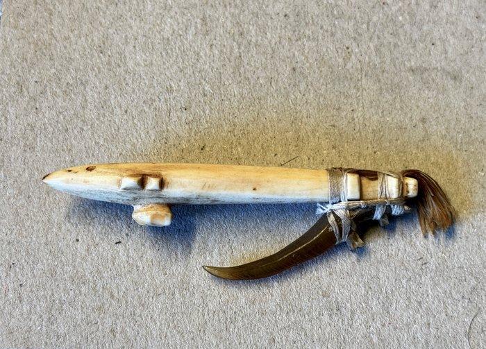 Prachtige oude vishaak, Santa Anna-eiland - Nieuwe Georgiërs, Antiek en Kunst, Kunst | Niet-Westerse kunst