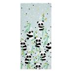 Handdoek Panda Garden | Moshi Moshi, Huis en Inrichting, Badkamer | Badtextiel en Accessoires, Verzenden, Nieuw, Overige kleuren