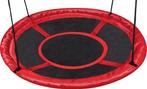 2dekans | Nestschommel - 110cm - tot 150 KG - Zwart/Rood, Huis en Inrichting, Ophalen of Verzenden, Nieuw