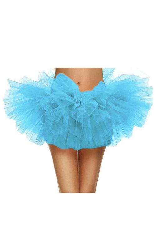 Korte Tutu Lichtblauw Tule Rokje XS S M Blauw Petticoat Rok, Kleding | Dames, Carnavalskleding en Feestkleding, Nieuw, Ophalen of Verzenden