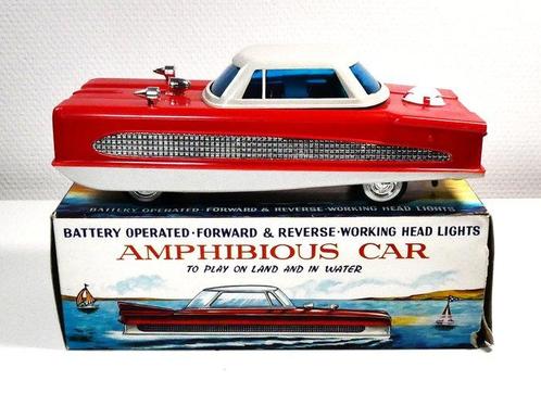 HSI-Toys, Hong-Kong - Speelgoed 1960s Amphibious Car,, Antiek en Kunst, Antiek | Speelgoed